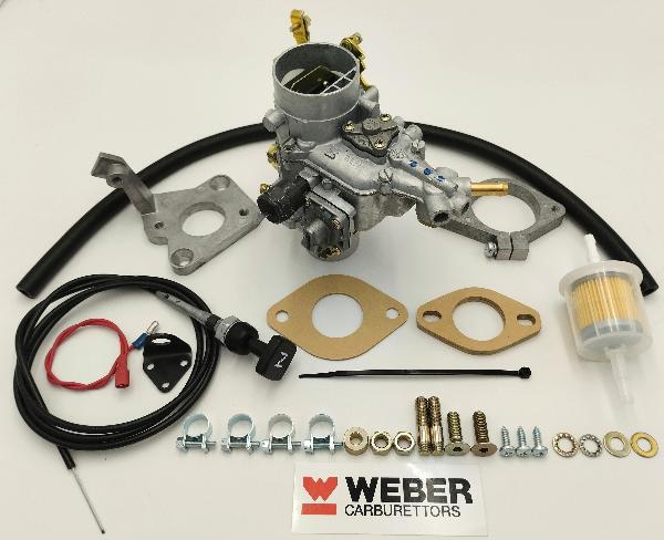 Kit Conversion WEBER Carburateur Ford Motorcraft VV 1.6 OHC Capri Cortina Sierra Sapphire Taunus Boite Manuelle (1980-88)