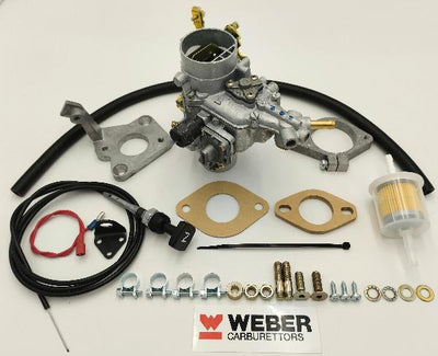 Kit Conversion WEBER Carburateur Ford Motorcraft VV 1.6 OHC Capri Cortina Sierra Sapphire Taunus Boite Manuelle (1980-88)