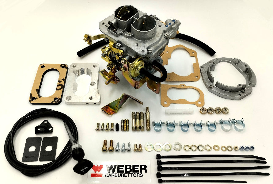 Kit conversion WEBER pour remplacement Carburateur Pierburg 2E3 Opel Kadett / Vectra et Vauxhall Astra / Cavalier 1.6 (1598cc) boite manuelle, 1986-91.