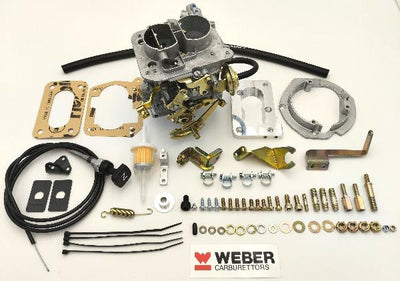 Kit conversion WEBER pour remplacement Carburateur Pierburg 2E2 VW Golf/Jetta/Scirocco 1.8 (1781cc) 1983-91 Boite manuelle