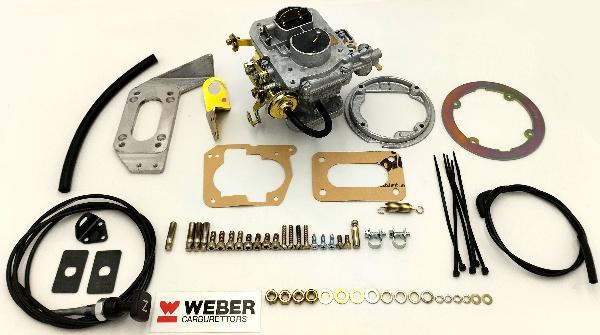 Kit conversion WEBER pour remplacement Carburateur Pierburg 2BE BMW E30 316/518 1.8 (1766cc) 1983-88 boite manuelle