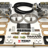 Kit double Carburateurs WEBER 38 DGAS pour BMW 2.5 2.8 3.0 Bavaria E3 E9 remplace Carburateur Zenith ou Solex)