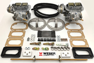 Kit double Carburateurs WEBER 38 DGAS pour BMW 2.5 2.8 3.0 Bavaria E3 E9 remplace Carburateur Zenith ou Solex)
