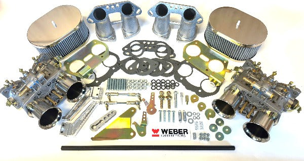 Kit Conversion Double Carburateurs WEBER 44 IDF pour Porsche 914/4 et VW T2/T3